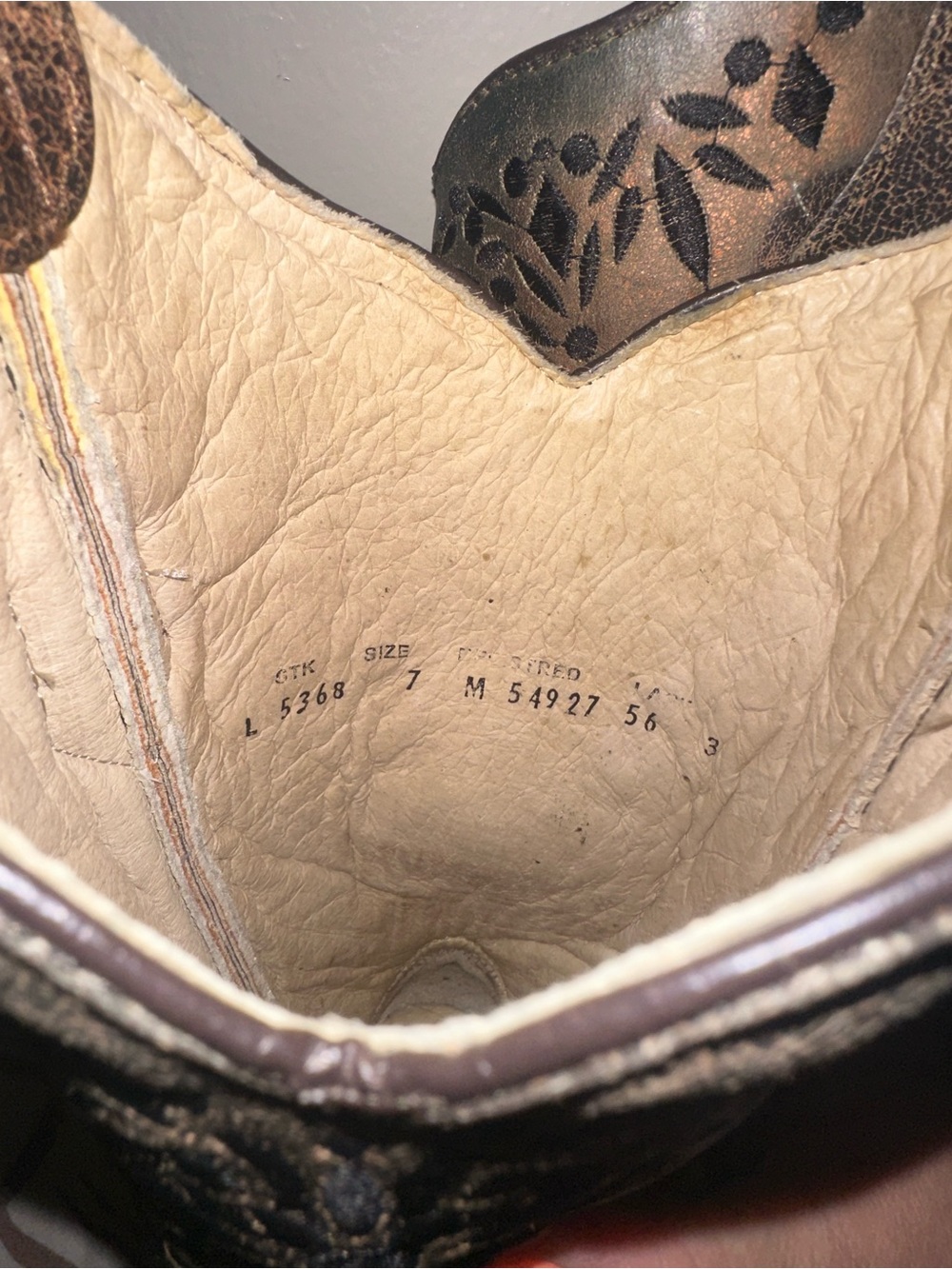 Circle G by CORRAL Women’s “Shedron Snip Toe” Copper/ black embroidered boots 7M - Picture 9 of 14